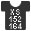 Dimensione: unisex XS (= 152/164)
