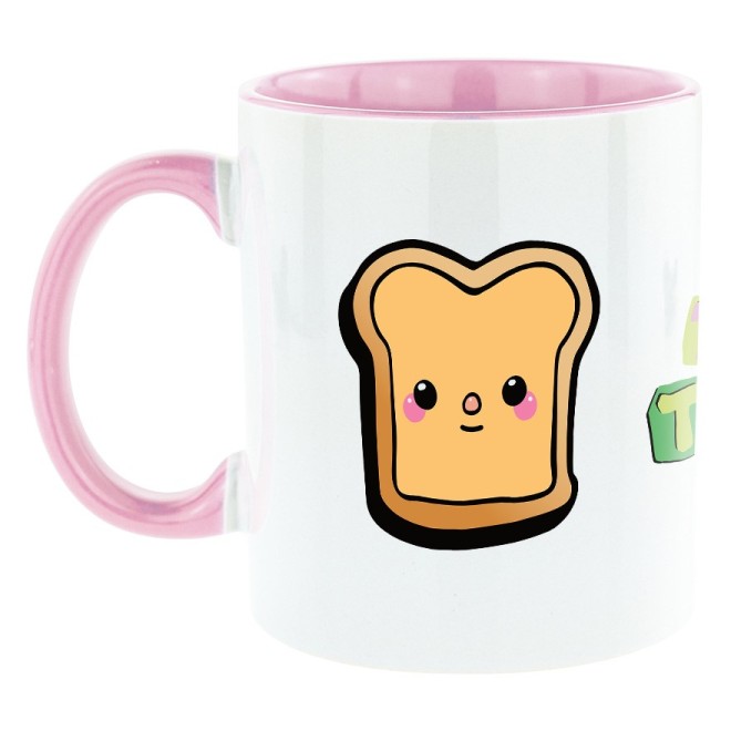 Toastie Bi-Color Tasse pink