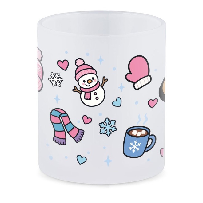 TocaToast Cozy Days Glass Mug SATIN