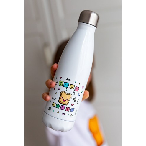 TocaToast Edelstahl Trinkflasche 500ml