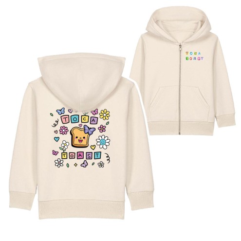TocaToast Butterfly BIO Hoodie-Jacke kids