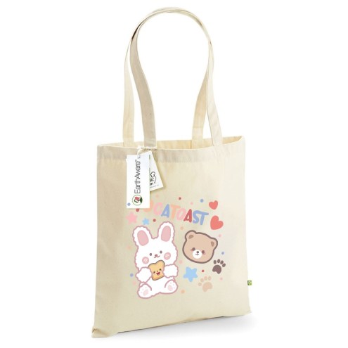 TocaToast & Friends Baumwolltasche