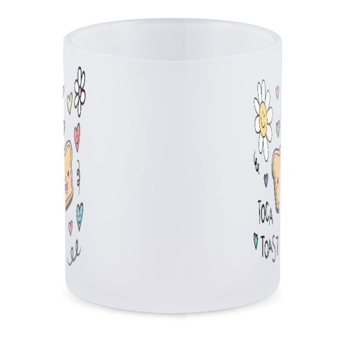 TocaToast Good Vibes Tasse Glas SATIN