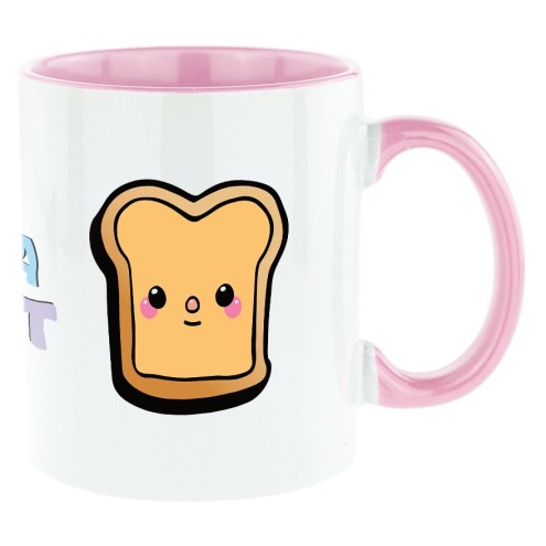 Toastie Bi-Color Tasse pink