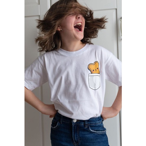 TocaToast in a pocket BIO T-Shirt