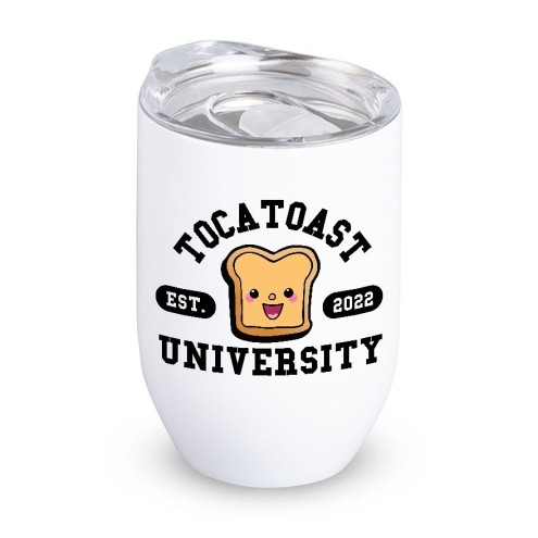 TocaToast University Edelstahlbecher mit Deckel (doppelwandig)