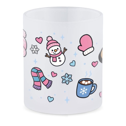 TocaToast Cozy Days Glass Mug SATIN